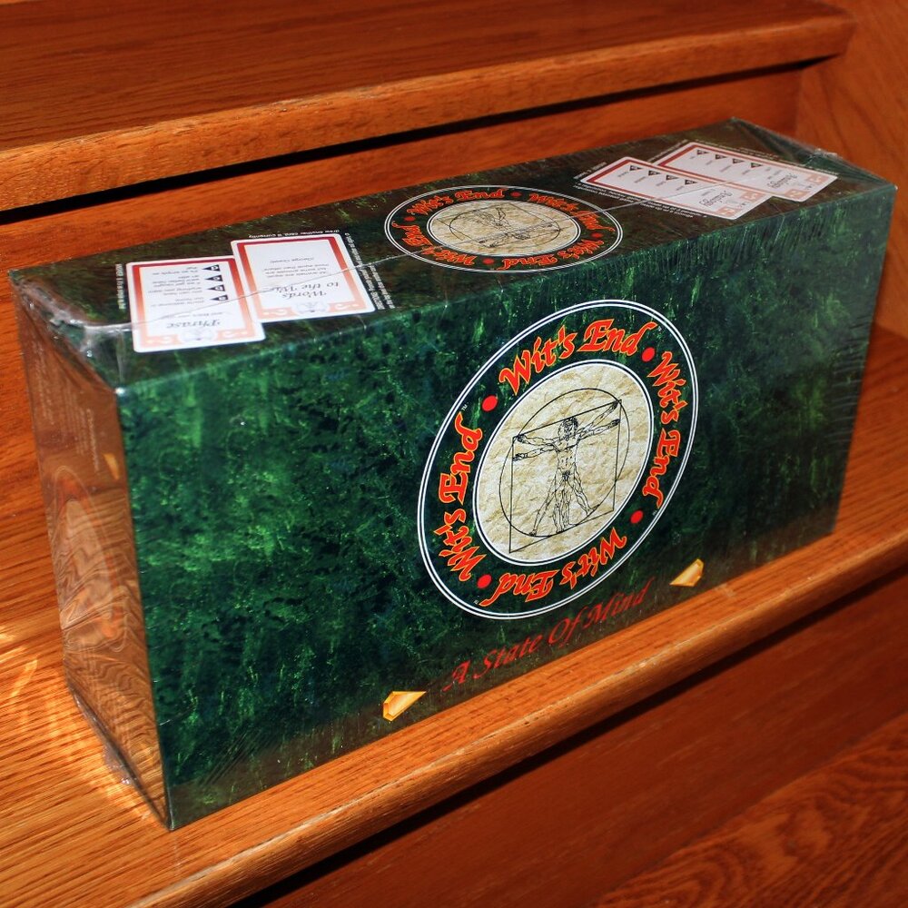 3/$88❤️vintage 1995 WIT'S END A State Of Mind Board Game Development Group